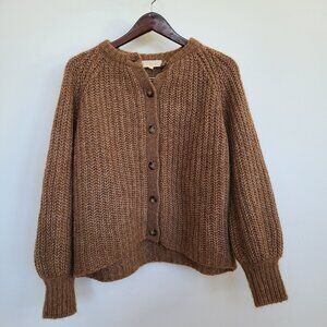 Sezane Emile Cartigan - Mottled Camel -$120
